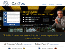 Tablet Screenshot of capfox.com
